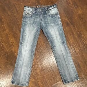 Rock revival men’s jeans